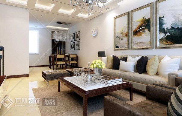 客厅角度3装修效果图