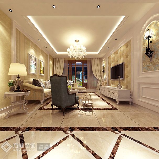 客厅角度3装修效果图