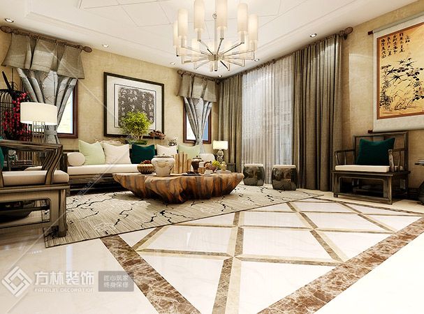 客厅角度2装修效果图