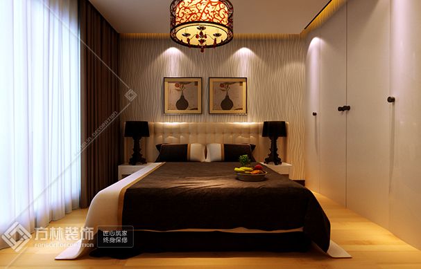 卧室角度1装修效果图