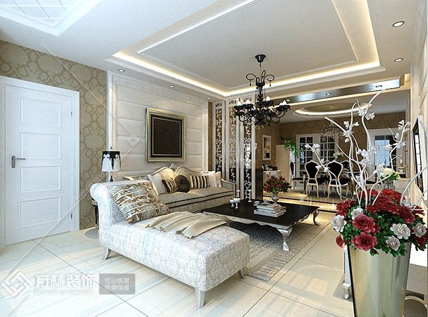 客厅角度3装修效果图