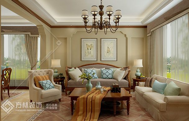 客厅角度3装修效果图