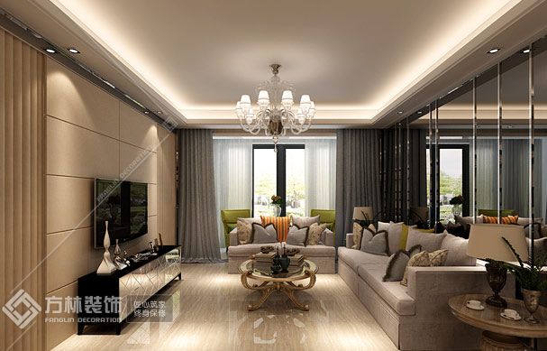 客厅角度4装修效果图
