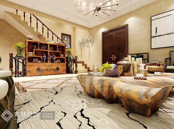 客厅角度3装修效果图