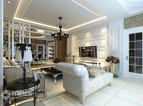 客厅角度4装修效果图