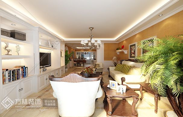 中海寰宇天下145㎡北美风格