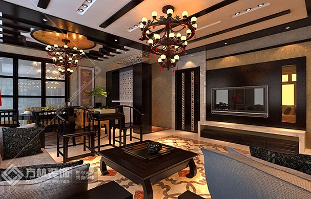 客厅角度4装修效果图