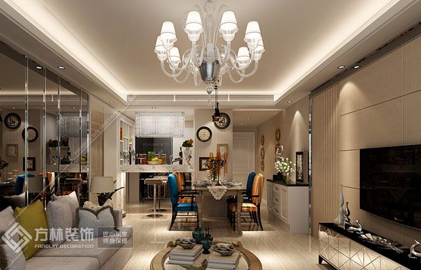 客厅角度3装修效果图