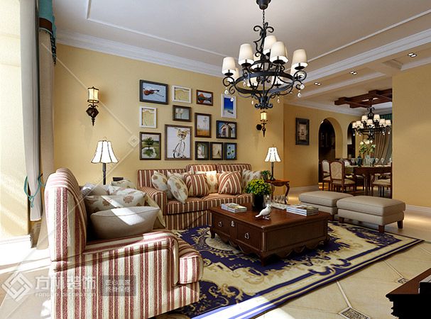 名流公馆156㎡美式田园