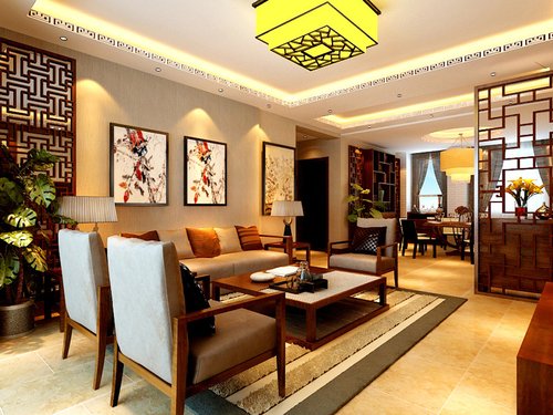 奉天家园68㎡中式风格