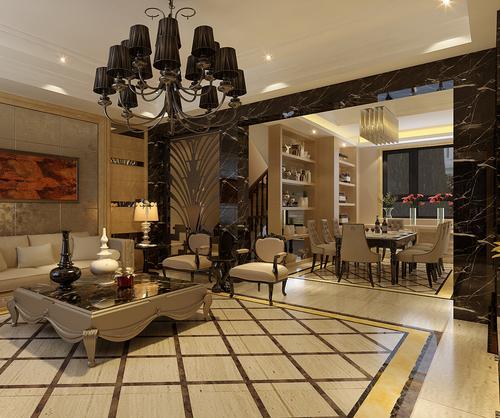 碧桂园太阳城360㎡简欧风格