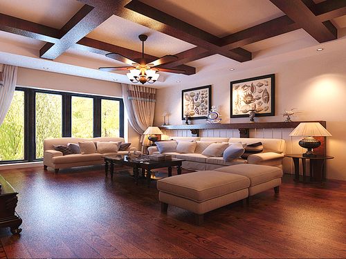 金地悦峰138㎡美式风格