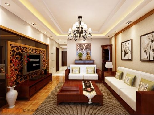 沈阳中体奥林匹克花园花园新城100㎡中式古典