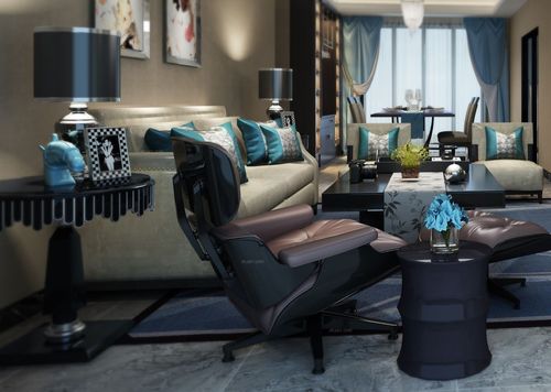 丽都新城三期丽十二公馆85㎡混搭风格