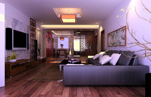 万恒东方俪城126㎡中式风格