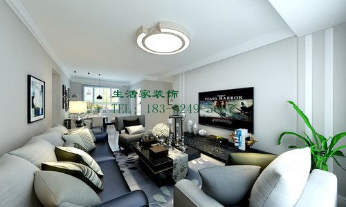 金地悦峰120㎡现代简约