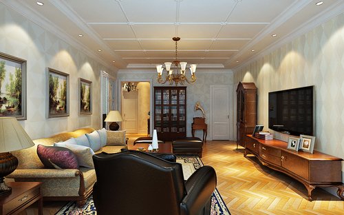 金地悦峰133㎡欧美风情