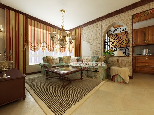 依云首府76㎡田园风格