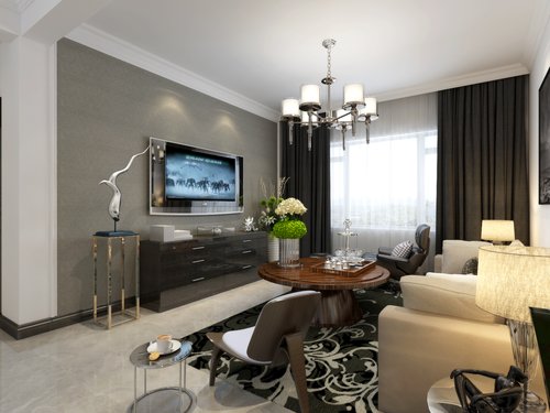 金辉湖畔里88㎡现代简约