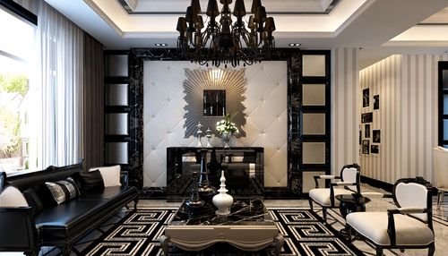 依云首府220㎡黑白奢华