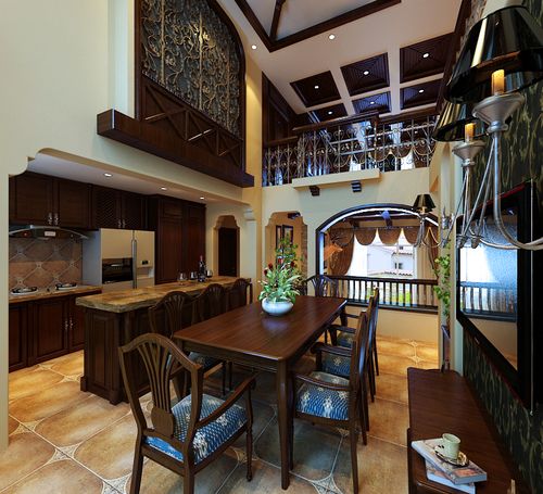 远洋和平府340㎡美式风格