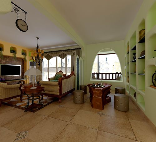 信义公馆126㎡欧美风情