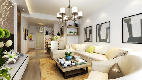 金辉湖畔里85㎡现代简约