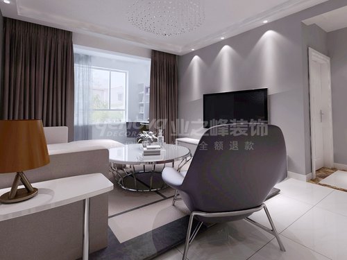 金地悦峰88㎡现代简约