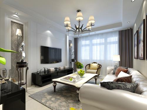 金辉湖畔里86㎡现代简约