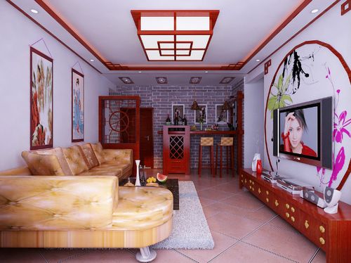 凯怡阳光三期78㎡中式风格