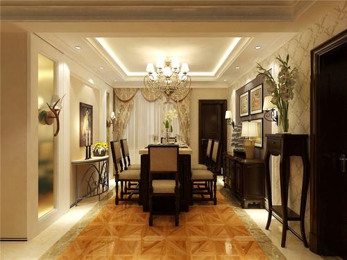 金地悦峰175㎡美式风格