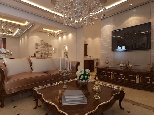 沈阳龙湖滟澜山341㎡简欧风格