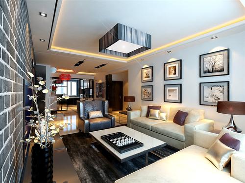 金辉湖畔里101㎡中式风格