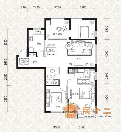 华润置地凯旋门二期109㎡现代简约