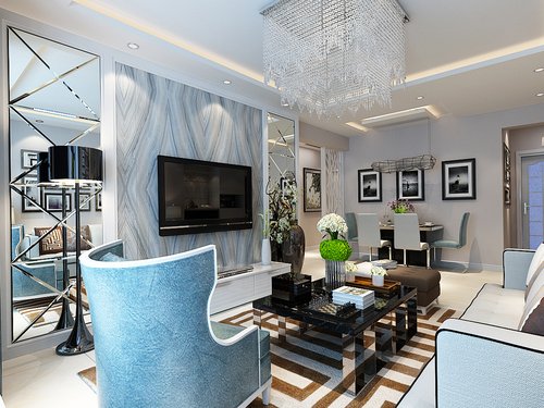 金辉湖畔里86㎡现代简约