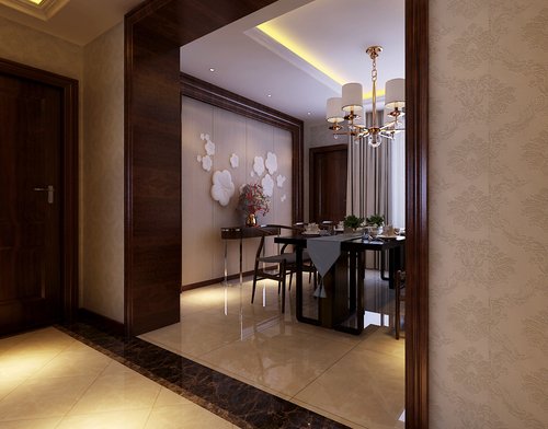 金地悦峰172㎡中式风格