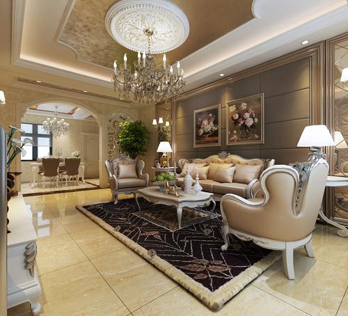 远洋和平府120㎡欧式风格