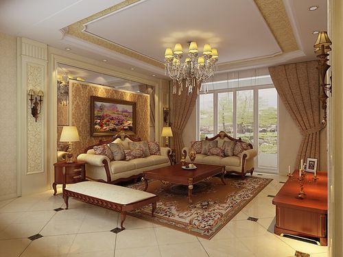 华润置地凯旋门二期140㎡欧美风情