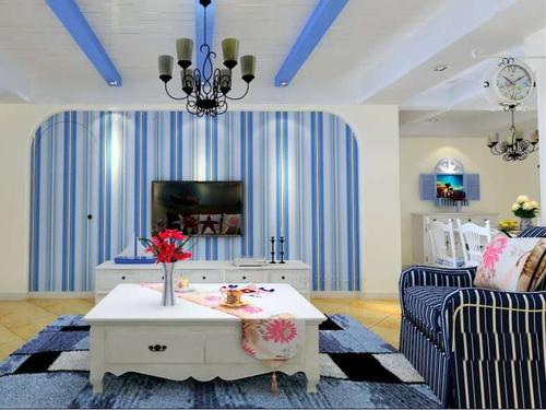 金地悦峰126㎡地中海风格