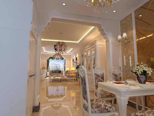 滑翔公务员社区110㎡简欧风格