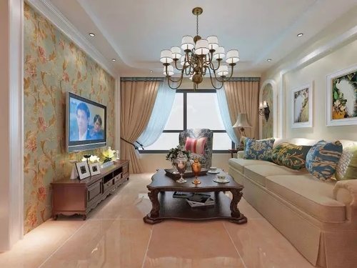 金辉湖畔里88㎡欧美风情