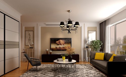 沈阳航空航天大学家属楼104㎡现代简约