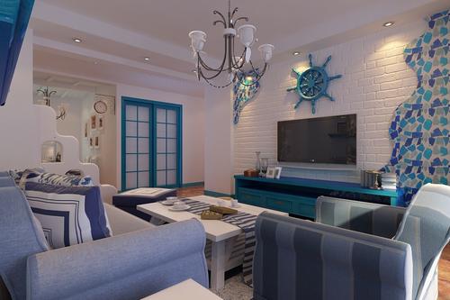 唐轩北廷82㎡地中海风格