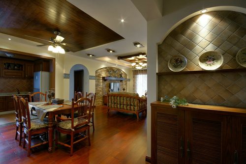 中房上东花墅103㎡田园风格