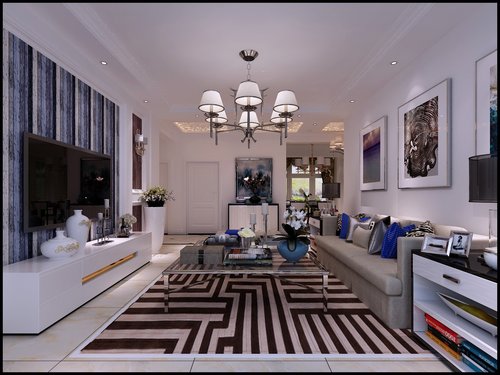 伯爵源筑117㎡现代简约