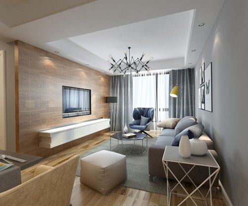 伯爵源筑81㎡现代简约