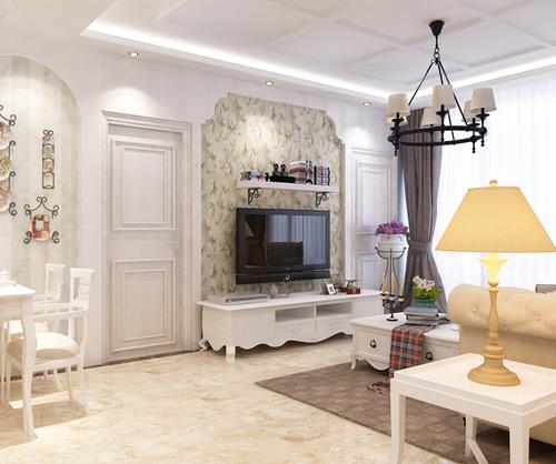 金辉湖畔里99㎡田园风格