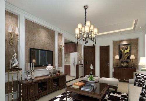 伯爵源筑97㎡欧美风情