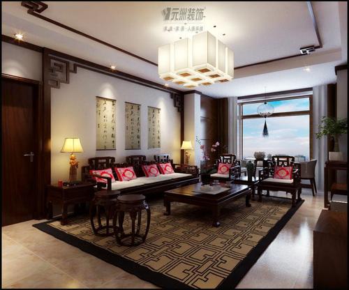 同方广场146㎡中式风格