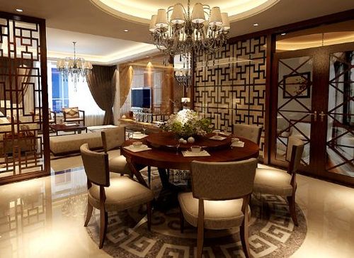 伯爵源筑139㎡中式风格